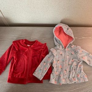 5 baby girl jackets! Size 0-3 month.